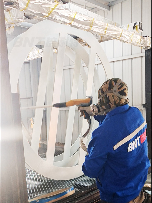 特氟龍F40（ETFE）噴涂格柵已發往客戶